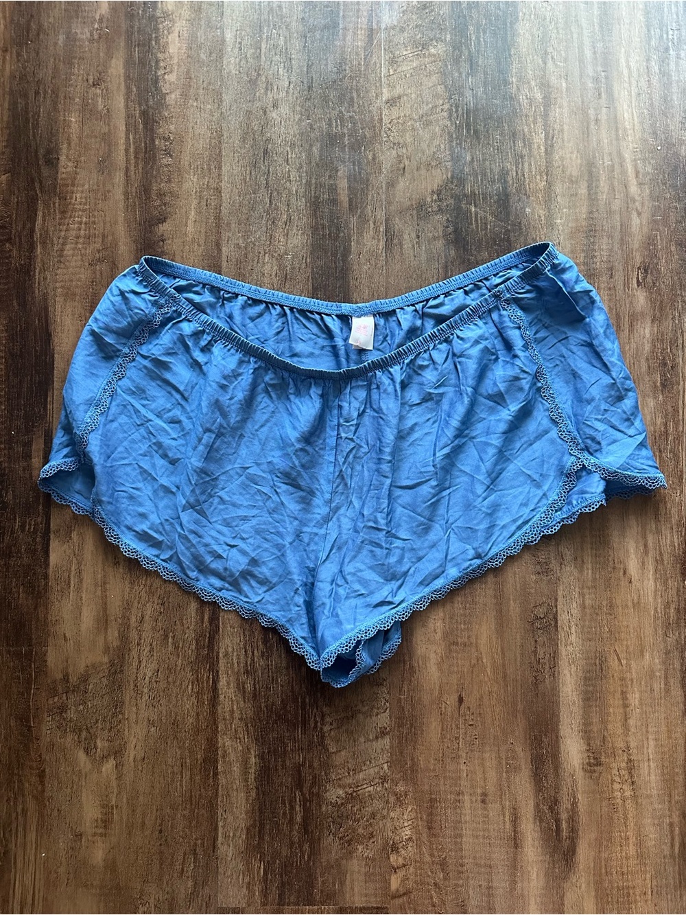 Victorias Secret Blue silk Women's Sleep Shorts